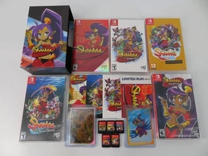 Shantae Komplett 5 Spiele Sammlung Set mit Schutzhülle Nintendo Switch LRG - FUNKTIONIERT - Bild 1 von 21
