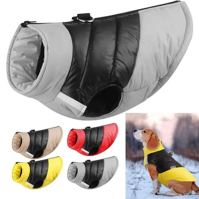 Chaqueta de Invierno para Perros, Chaleco Impermeable a Prueba de Viento para Perros Grandes Medianos Pequeños Foto 1 de 4