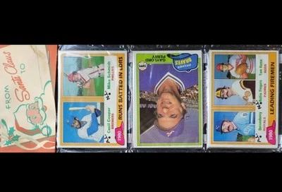 1981 Topps Holiday Rack Pack HOF’ers Gaylord Perry, Rollie Fingers, M. Schmidt - Image 1 of 4