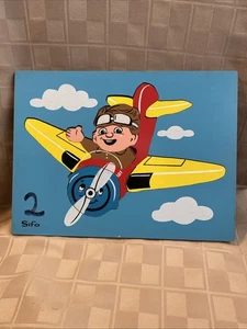 Vintage Childrens Sifo Wooden Puzzle 12"x9" - Picture 1 of 9