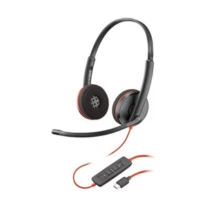 Poly Blackwire 3220 Stereo USB-C Headset and USB-C/A Adapter (8X228AA) - Afbeelding 1 van 5