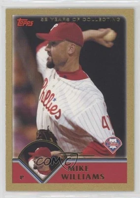 2003 Topps Traded & Rookies Gold /2003 Mike Williams #T98 - Image 1 of 2