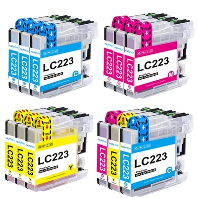 Patronen kompatibel Brother LC223 MFC-J5620DW J5720DW J680DW J4425DW DCP-J4120DW - Bild 1 von 4