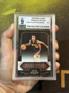 2009 Playoff Contenders Rookie of the Year Contender #10 Stephen Curry PSGA 9 - Foto 1 di 2
