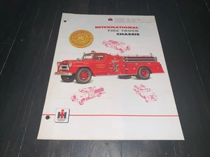 1957 International Harvester Fire Truck Chassis Sales Brochure 50 Years - Foto 1 di 5