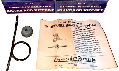 1927-1931 Ford Model A Champion Unbreakable Brake Rod Support No. 21 - Image 1 of 3
