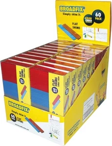 Cuña de plástico plana 60PK talla única, sin color - Imagen 1 de 8