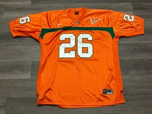 Sean Taylor Nike University Of Miami Fully Stitched Trikot Orange Gr. 56 - Bild 1 von 13