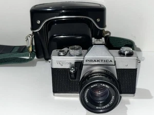 PRAKTICA SUPER TL1000 35mm Film SLR Camera with Pentacon 50mm F/1.8 Lens - Picture 1 of 12