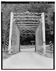 6. Portal Este - Puente Bodines, Transporte Ruta Estatal 1006 sobre Lycoming Creek, - Imagen 1 de 1