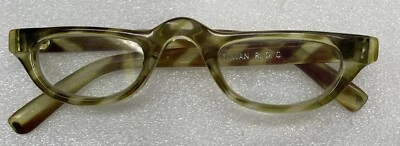 Marcos ROC ojo de gato amarillo marrón solo Taiwán vintage Foto 1 de 4