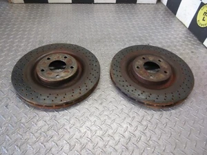 05-13 2008 Corvette C6 z06 427 FRONT ROTOR ROTORS DISK DISKS LEFT RIGHT - Picture 1 of 14