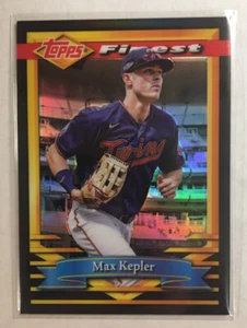 2021 Topps Finest Flashbacks Max Kepler #52 Black Parallel SP #d 25/25 - Picture 1 of 2