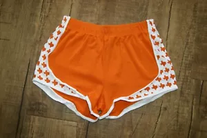 NWT New Lauren James Texas Burnt Orange / White Knit Shorts Sz Medium $45 - Picture 1 of 3
