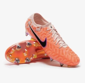 Nike Tiempo Legend 10 Elite SG-Pro Player NU Mens Sz US 10 Guava Football Boot✅ - Picture 1 of 11