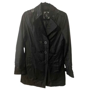 New York Yoki Collection Est 2003 Trenchcoat schwarz Junior Größe Medium - Bild 1 von 4