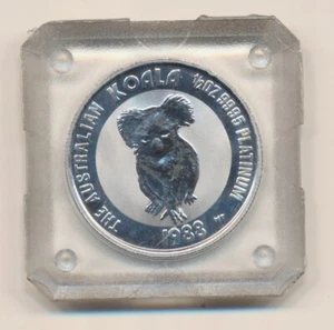 1/2 oz Platin Koala 1988 in Kapsel, Ko0028 - Picture 1 of 2