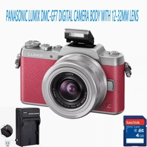 Panasonic LUMIX DMC-GF7 Digital Camera Body with 12-32mm Lens 16 Megapixel - Picture 1 of 21