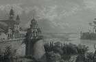 1858 Indisch Meuterei Aufdruck Der Palast At Agra
