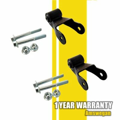 Kit de grilletes de resorte de hoja trasera de 2 piezas para Chevrolet Silverado 1500 2015-2019 722-121 Foto 1 de 4