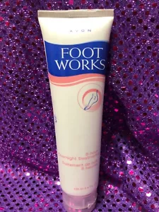 AVON Foot Works 8 Hour Overnight Treatment 3.4 oz, New OLD Stock - Bild 1 von 1