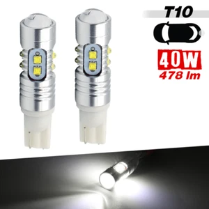 2xT10 921 LED Blanco para 3ª Tercera Luz de Freno/Centro Alto Montaje Lámpara de Parada Bombillas - Imagen 1 de 5