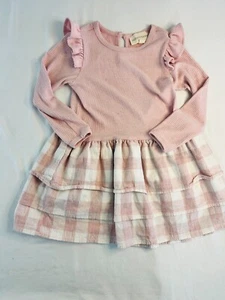 Mabel + Honey Size 5 Girls Dress / 100% Cotton / Mauve - Picture 1 of 5