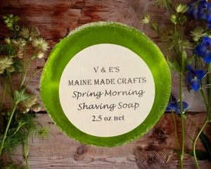 Glycerin Shaving Soap - Spring Morning - Picture 1 of 1