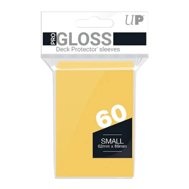 Protectores de cubierta Ultra Pro tamaño pequeño PRO GLOSS paquete de 60 unidades - elige colores Foto 1 de 1