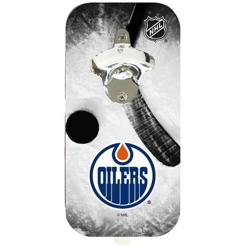 Edmonton Oilers NHL Clink n Drink MAGNETIC Bottle Opener Cover