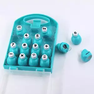 Paper Puncher Number Punch Scrapbooking Shapes Set Children Hole Puncher - Bild 1 von 9