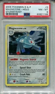 Pokemon Diamond & Pearl Stormfront Holo Card #5 Magnezone PSA 8 - Picture 1 of 2