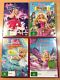 Barbie DVD's x 4, Thumbelina, Mermaid Tail, Princess Charm School, Fashion FT