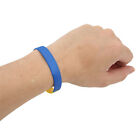 10Pcs Ukrainian Rubber Bracelets Ukraine Wristband For Sports Fan Supporter Men
