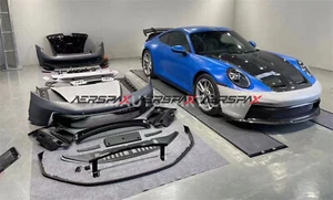 Fit for Porsche 911 992 Carrera 2020+ Body Kits Upgrades GT3 Style Carbon Fiber - Picture 1 of 5