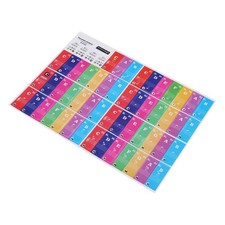 Training Keyboard Stickers Electronic Organ Stickers Letter Accessories AS