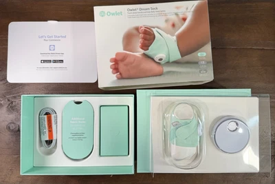 Owlet Dream Sock 85337790 Baby Monitor, Original Mint - Image 1 of 4