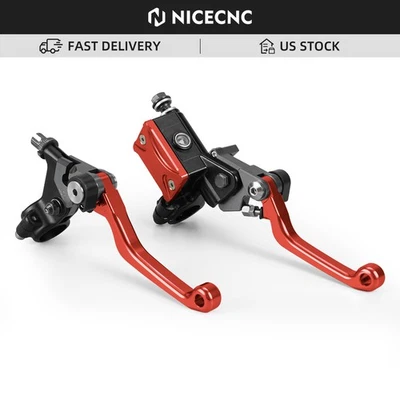 Alavanca de embreagem cabo de freio hidráulico CNC 7/8" para Honda CR80R CR85R CR125R CR250R - Imagem 1 de 4