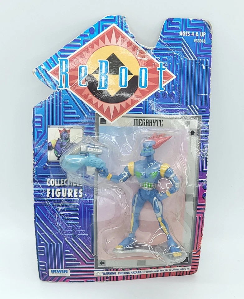 Megabyte Reboot IRWIN Toy 1995 NOS Action Figure