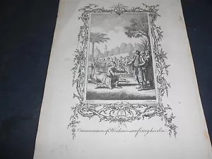 1764 RAME INCISO COMMEMORAZIONE DEL SACRIFICIO DI ABRAMO DI SUO FIGLIO PER FENNING - Foto 1 di 1