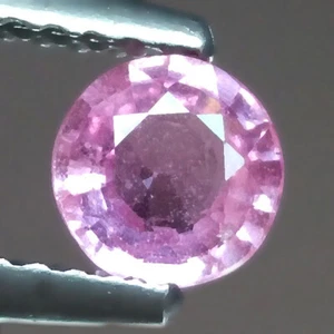0.60cts Round Natural Pink Sapphire Loose Genuine Gemstones - Picture 1 of 5