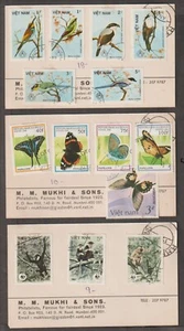 Vietnam collection of thematic stamps - Animals, butterflies etc. (58) - Picture 1 of 10