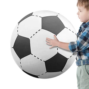 1pc Large Inflatable Soccer Ball Waterproof For Outdoor Sports High Resilience - Picture 1 of 13