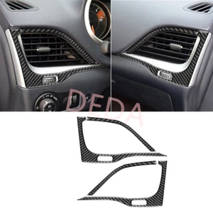 4× Carbon Fiber Car Side Air Vent Outlet Panel Cover For Jeep Cherokee 2014-2018 - Bild 1 von 14