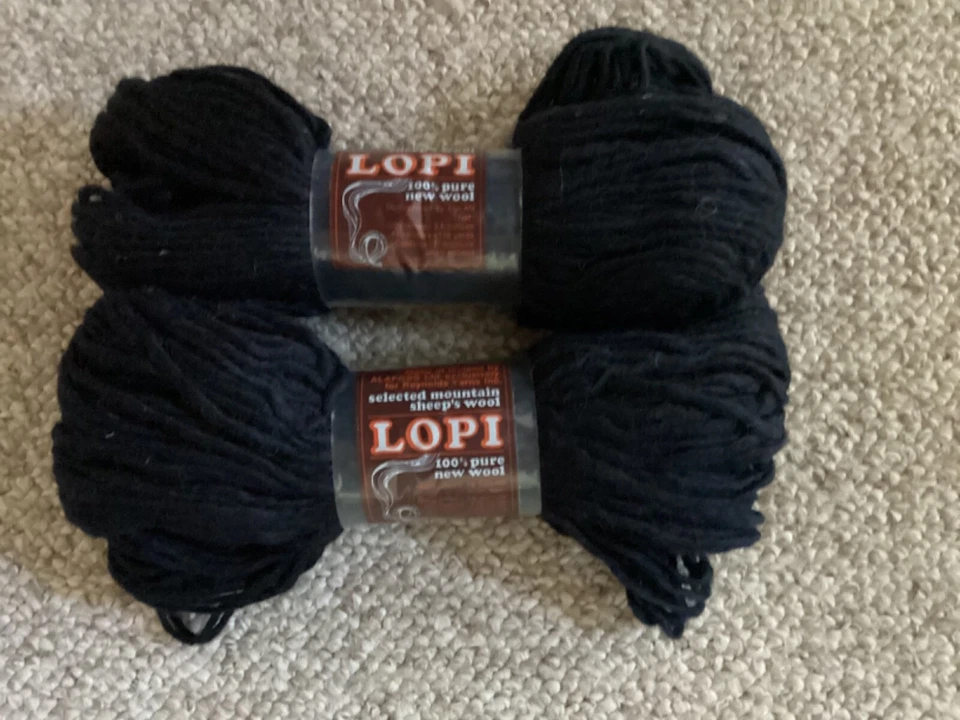 8 Reynolds Lopi, Hecho en Islandia, 100% Pura Lana de Oveja Nueva-Negro Foto 1 de 1
