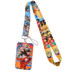 Dragon Ball Z Goku Anime Series Lanyard ID Badge Key Holder Neck Strap - Picture 1 of 3