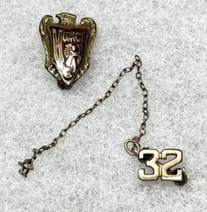 Vintage 1932 James Monroe High School Class Pin Bronx New York - Bild 1 von 6