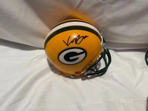 Green Bay Packers KARL BROOKS signed Mini Helmet - Picture 1 of 1