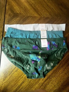 Auden Panties Women’s Medium (8-10) lot of 3 Pack New With Tags Solid Satin - Picture 1 of 10