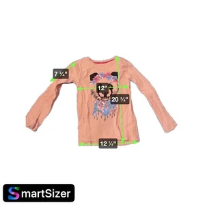 Girls Unbranded Long Sleeve Pink Panda Graphic Tee Size M - Picture 1 of 2